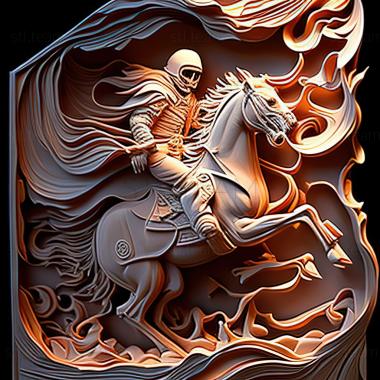 3D модель St ghost rider (STL)